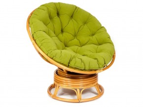 Кресло-качалка Papasan w 23/01 B с подушкой Honey, флок Олива в Верхнеуральске - verhneuralsk.magazin-mebel74.ru | фото