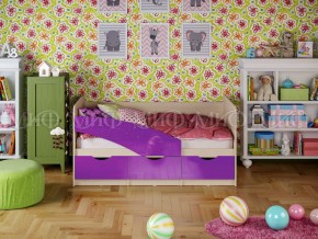 Кровать Бабочки 2000 Фиолетовый металлик в Верхнеуральске - verhneuralsk.magazin-mebel74.ru | фото