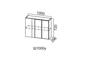 Ш1000у/720 Шкаф навесной 1000/720 (угловой) в Верхнеуральске - verhneuralsk.magazin-mebel74.ru | фото