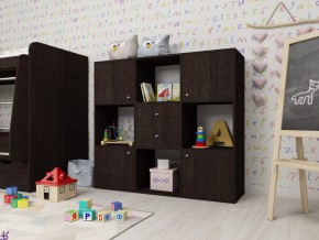 Стеллаж Джери венге в Верхнеуральске - verhneuralsk.magazin-mebel74.ru | фото